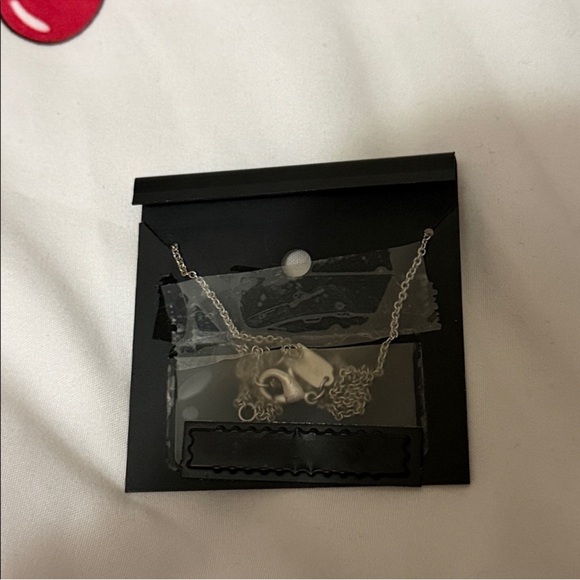 Coach Crystal 'C' Pendant Necklace in Silver - Picture 3 of 3